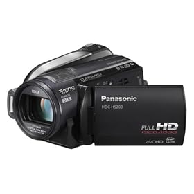 Panasonic HDC-HS200 High Definition Flash Memory Camcorder With 80GB Hard Disc Drive & 3MOS Sensor - Black