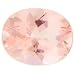 Peach Morganite 10x8 MM Oval Brilliant Cut: 2.45 Carats