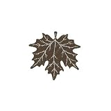 Heritage Lace Maple Leaf 14-Inch by 15-Inch Placemat, Earth, Set of 2
