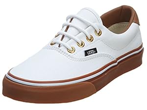 Vans Unisex Era 59 (C&L) Skate Shoe, True White/Classic Gum (12.5 B(M) US Women / 11 D(M) US Men)