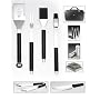 Sharper Image 18-Piece Barbecue Tool Set with Case