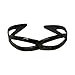 1 Inch Hard Headband Chain Design Plastic Hair Band with Teeth