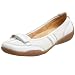 Naturalizer Women's Commerce Flat,White Leather,6 M US