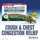 Maximum Strength Mucinex DM Expectorant & Cough Suppressant 1200 mg Guaifenesin & 60 mg Dextromethorphan HBr 48 Extended-Release Bi-layer Tablets