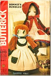 Butterick 4313 Bonnie's Bundles Ragdoll 17' & 21