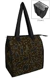 DOGS INSULATED GROCERY BAGS - DESIGNER LOOK - TOP Rated Reusable GIFT IDEA for Teachers Mom