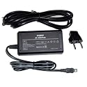 HQRP Replacement AC Power Adapter for Sony CyberShot DSC-S30, DSC-S50, DSC-S70, DSC-S75, DSC-S85 Digital Camera - (incl. USA Plug & Euro Adapter)