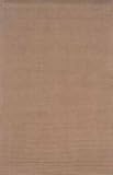 110" x 210" Handmade Wool Rug Smoke Beige Color