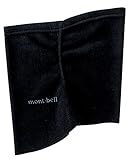 (モンベル)mont-bell シャミース ネックゲーター ブラック BK 1108412