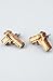 GoodWood The Baretta Stud Earrings in Natural,Accessories for Men, One Size,Natural