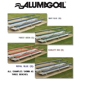 Buy (Price EA)SSG BSN 3 Row 15' Powder Coated Pref. Bleachers