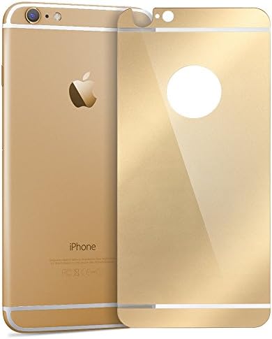 iPhone 6s Plus Screen Protector, GLAZZ Back Tempered Glass Protector for Apple iPhone 6s Plus and iPhone 6 Plus GOLD (Real Tempered Glass, Shatterproof, Oleophobic Coating, Anti Scratch, Bubble Free)(Compatible with 5.5 iPhone 6s Plus and 6 Plus)