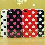 Kate Spade Polka Dot iPhone 4 Hard Case (White/ Black/ Red/ Black Hot Pink) ....