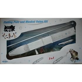 2 in 1 Fishing Rod and Musket Kit for the Nintendo Wii by Nextweb