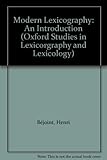Tradition and innovation in modern English dictionaries