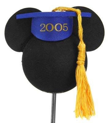 Disney's Mickey Mouse 2005 Graduation Antenna Ball Topper