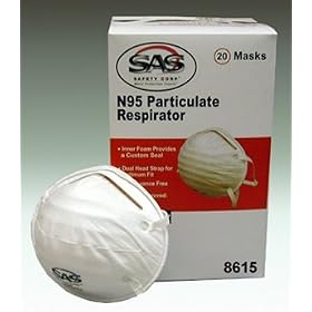 SAS 8615 N95 Particulate Respirator (Box of 20)