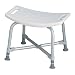Heavy Duty Shower Bench Bath Chair by Medline - Size Bariatric 550 LB