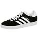 adidas Originals Men's Gazelle Shoe,Black/White,7.5 M