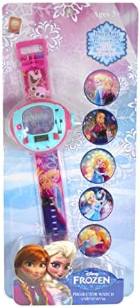 Disney Frozen Digital LCD Watch with 5 Image Projector Toy Attachment