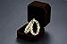 Diamond Hoop Earrings 18k Gold Plated Womens Roseate Noble Jewelry