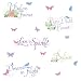 RoomMates RMK1515SCS Disney Fairies Glitter Phrases Peel & Stick Wall Decals