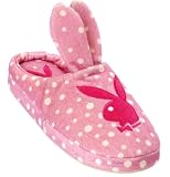Playboy Dotty Slippers Pink Medium 5/6 UK Regular
