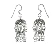 Valentine Gifts Sterling Silver Earrings 1.75 inches