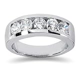 2.00 CTW Mens Diamond Ring in Platinum