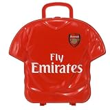Official Arsenal FC Shirt Shaped Personalised Lunch Box & Drinks Bottle