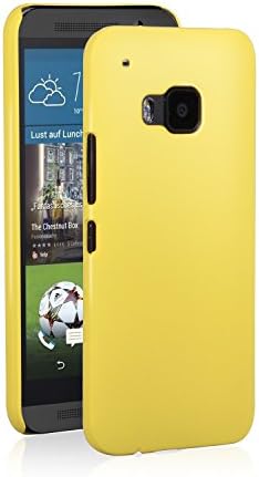 HTC One M9 Case, NOOT PRODUCTS® Basics Ultra Slim Fit [Perfect Fit] Premium Matte Finish [Lifetime Warranty] Minimalist Hard Case for HTC One M9 (Hima) 2015 (Yellow - Ultra Slim)