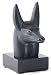 Head of Anubis Statue on Marble Base