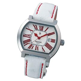 LANCASTER (ランカスター) 腕時計 QUADRETTO 0278 SR/BN ホワイト レディース
