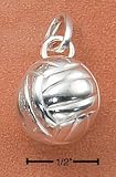 Sterling Silver Volleyball Charm by SilverChicks!