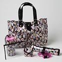 Chic Sophie's Black Carry All Diaper Bag