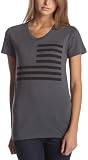 William Rast Women's New America Flag Tee Asphalt,Asphalt,X-Small