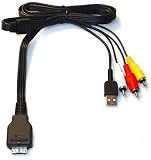 USB AV Cable for Sony VMC-MD2 Cyber-shot DSC-HX1 RCA DSC-H20 DSC-W290 DSC-W220 DSC-W210 DSC-W230
