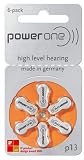Powerone size 13 Hearing Aid Battery made in Germany Genuine Pack