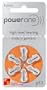 Hearing Aid Battery Powerone size 13 made in Germany Genuine 60 Pack