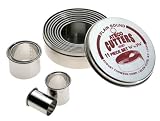 Ateco 11-Piece Graduated Round Cookie Cutter Set