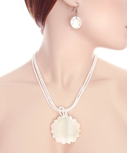 Image #1 of White Beads Flower