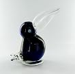 Blue Toucan Bathroom Glass Art Table Top Statue