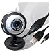 12 Megapixel Webcam Camera with Built-in Microphone and Built-in Adjustable LED Lights / NightVision, Plug and Play by XGadget