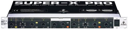 Behringer Superx Pro CX2310 Stereo 2-Wege/Mono 3-Wege Hochpräzisions-Frequenzweiche mit Subwoofer-Ausgang Behringer Superx Pro CX2310 Stereo 2-Wege/Mono 3-Wege Hochpräzisions-Frequenzweiche mit Subwoofer-Ausgang