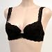  : Orlfa $89 Dark Brown Floral Lace Detail Bra #0480 34B
