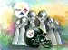 Pittsburgh Steelers (6 Superbowl Trophies, Helmet) Sports Poster Print - 11" X 17"