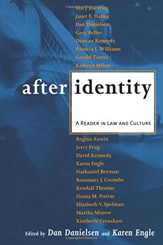 After Identity: A Reader in Law and Culture