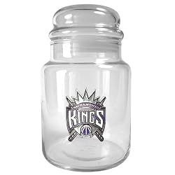 Sacramento Kings NBA 31oz Glass Candy Jar - Primary Logo by Great American Products