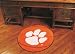 NCAA CLEMSON TIGERS BASKETBALL SHAPED DOOR MAT RUG