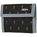 Men's Velcro Wallets - C1RCA Skull Wallet - Men's Black/Blue/White, One Size